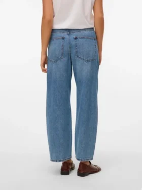 Vmzelda jeans med høy midje og barrel-passform
