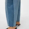 Vmzelda jeans med høy midje og barrel-passform