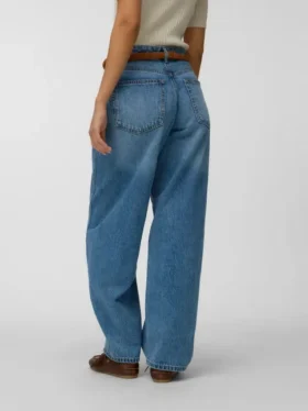 Vmzoe-jeans med middels høy midje og barrel-passform